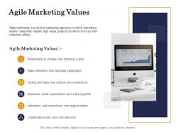 Agile marketing values data ppt powerpoint presentation layouts background