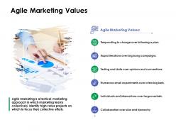 Agile marketing values ppt powerpoint presentation layouts rules