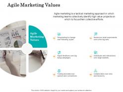Agile marketing values ppt powerpoint presentation show graphics