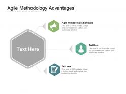 Agile methodology advantages ppt powerpoint presentation infographic template objects cpb