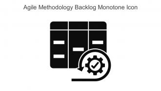 Agile Methodology Backlog Monotone Icon In Powerpoint Pptx Png And Editable Eps Format