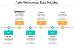 Agile methodology data modeling ppt powerpoint presentation file picture cpb