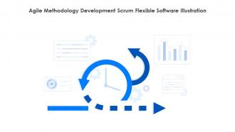 Agile Methodology Development Scrum Flexible Software Illustration