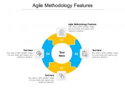 Agile methodology features ppt powerpoint presentation file deck cpb