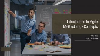 Agile Methodology PPT Mockup AT