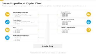 Agile methodology seven properties of crystal clear ppt elements