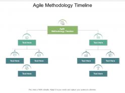 Agile methodology timeline ppt powerpoint presentation icon tips cpb