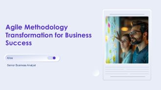 Agile Methodology Transformation For Business Success PPT Structure AT