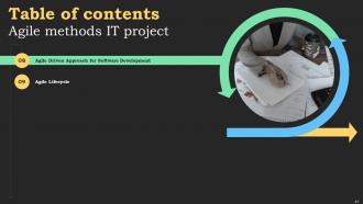 Agile Methods IT Project Powerpoint Presentation Slides
