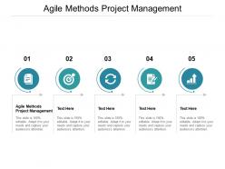 Agile methods project management ppt powerpoint presentation summary cpb