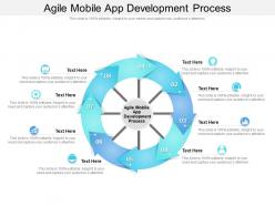 Agile mobile app development process ppt powerpoint presentation infographic template display cpb
