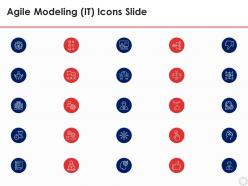 Agile modeling it icons slide ppt styles templates