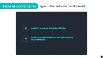 Agile Online Software Development Powerpoint Presentation Slides