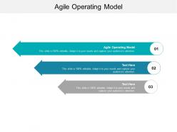 Agile operating model ppt powerpoint presentation styles example topics cpb