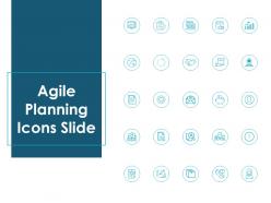 Agile planning icons slide growth ppt powerpoint presentation file shapes