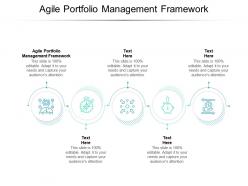 Agile portfolio management framework ppt powerpoint presentation layouts cpb