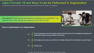 Agile Principle 10 And Ways It Can Be Performed Manifesto Agile Software Development