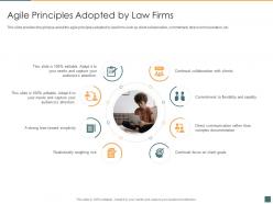 Agile principles adopted by law firms legal project management lpm
