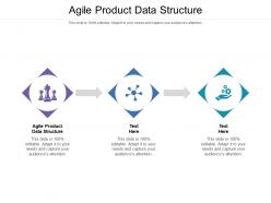 Agile product data structure ppt powerpoint presentation show demonstration cpb