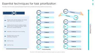Agile Product Development Playbook Essential Techniques For Task Prioritization