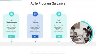 Agile Program Guidance In Powerpoint And Google Slides Cpb