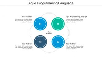 Agile programming language ppt powerpoint presentation infographics examples cpb