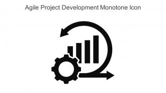 Agile Project Development Monotone Icon In Powerpoint Pptx Png And Editable Eps Format
