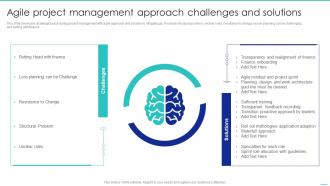 Agile Project Management Approach Challenges And Solutions