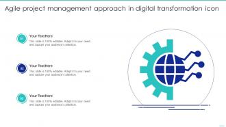 Agile Project Management Approach In Digital Transformation Icon
