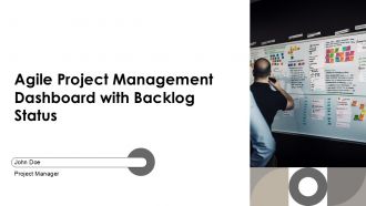 Agile Project Management Dashboard With Backlog Status PPT Graphics AT