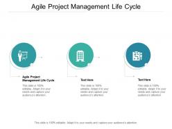 Agile project management life cycle ppt powerpoint presentation icon cpb