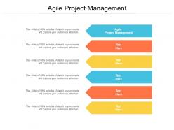 Agile project management ppt powerpoint presentation gallery background cpb