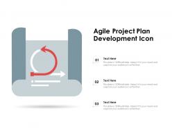 Agile project plan development icon