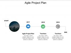 Agile project plan ppt powerpoint presentation file diagrams cpb