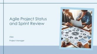 Agile Project Status And Sprint Review PPT Mockup AT
