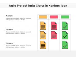 Agile Project Tasks Status In Kanban Icon