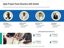 Agile project team structure with details ppt powerpoint presentation summary samples