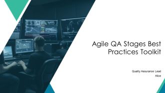 Agile QA Stages Best Practices Toolkit PPT Presentation AT