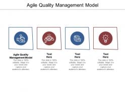 Agile quality management model ppt powerpoint presentation styles graphics design cpb