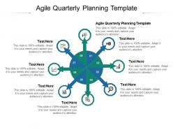Agile quarterly planning template ppt powerpoint presentation slides design ideas cpb