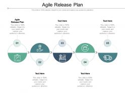 Agile release plan ppt powerpoint presentation summary brochure cpb