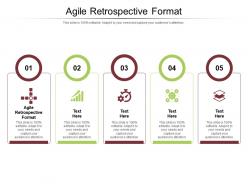 Agile retrospective format ppt powerpoint presentation show structure cpb