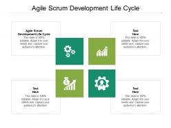 Agile scrum development life cycle ppt powerpoint presentation inspiration cpb