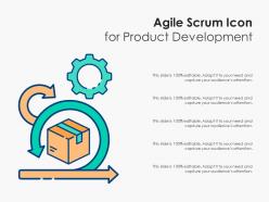 Agile scrum icon for product development