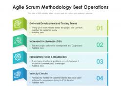 Agile Scrum Methodology Best Operations
