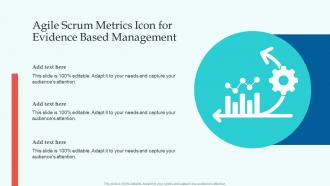 Agile Scrum Metrics Icon for Evidence Based Management