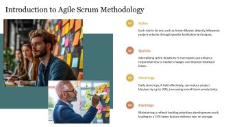 Agile Scrum Process Overview PPT Guidelines AT Customizable Best