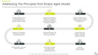 Agile sdlc it addressing the principles that shape agile model