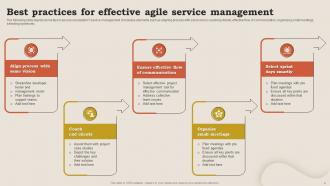 Agile Service Management Powerpoint Ppt Template Bundles Attractive Content Ready
