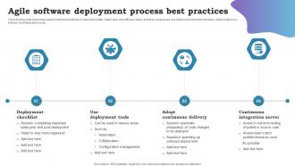 Agile Software Deployment Process Best Practices